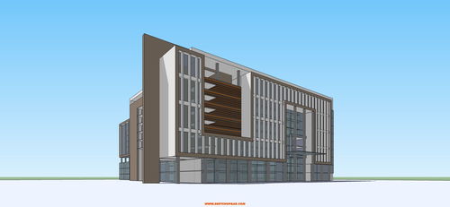辦公樓規(guī)劃模型 su模型庫精品區(qū) sketchup吧 powered by discuz